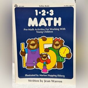 Totline Books 1-2-3 Math Pre-Math Activity Book (1992)